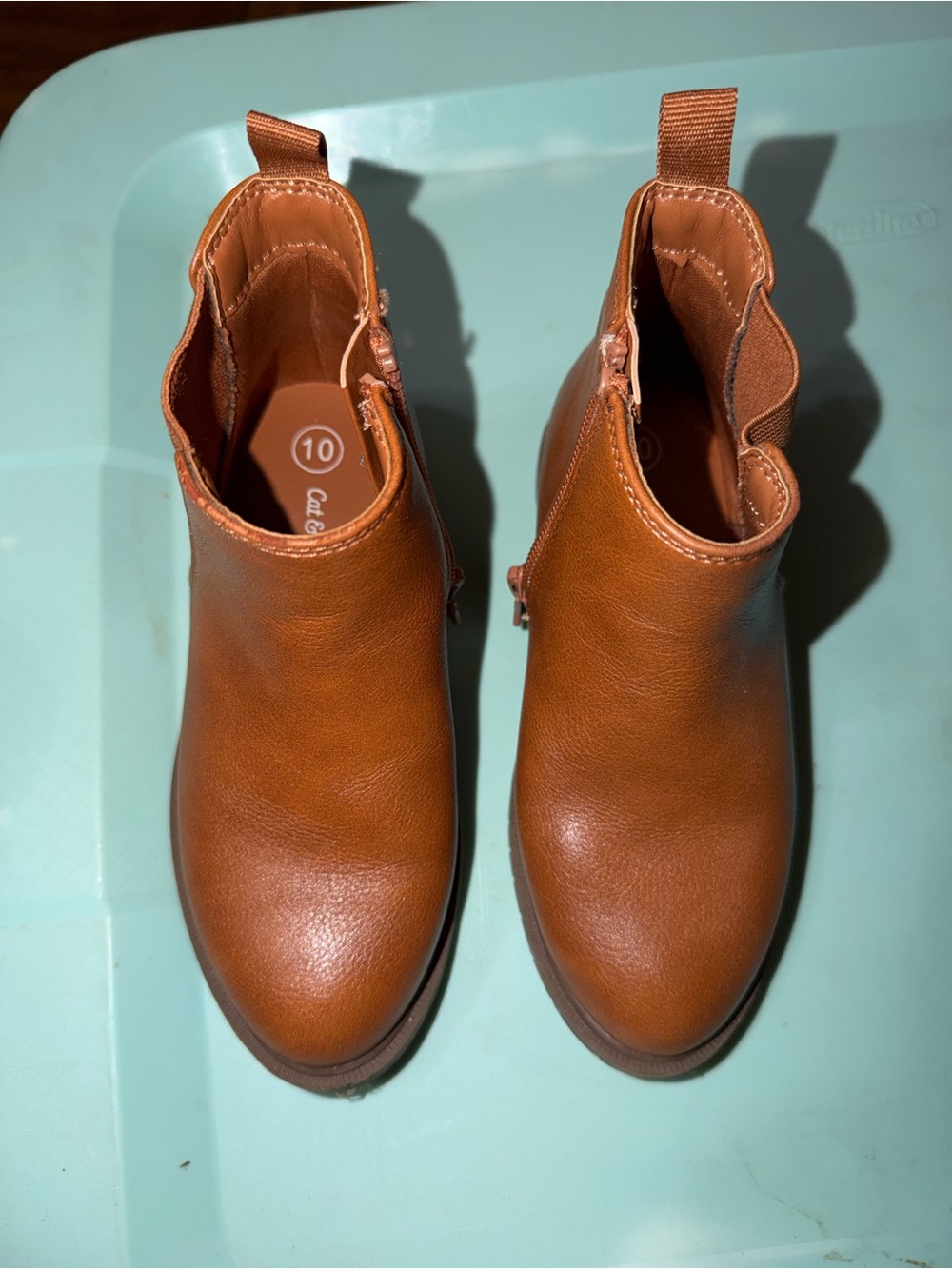 Cat & Jack | Brown Ankle Boots, size 10